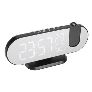 Projection Alarm Clock LED Digital Photosensitive Electronic Clock With 180⊹ - Picture 1 of 12