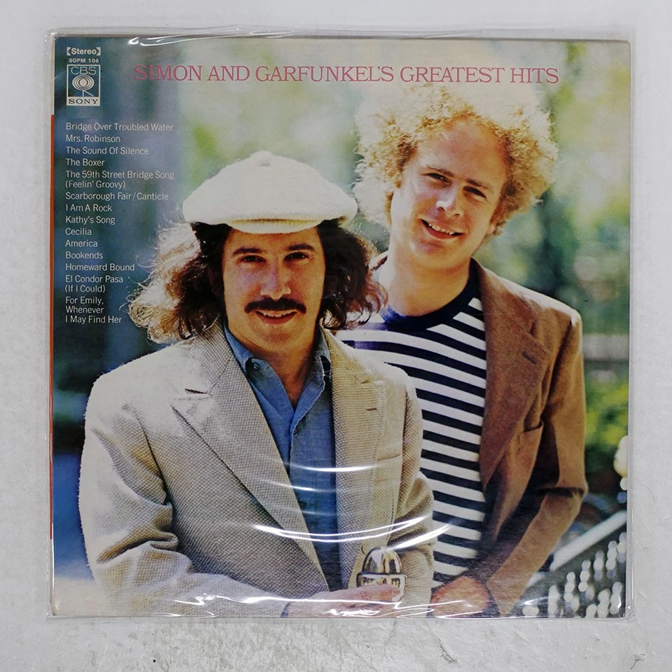 SIMON и GARFUNKEL лучшие хиты CBS SOPM106 Японии виниловая пластинка - Изображение 1 из 1