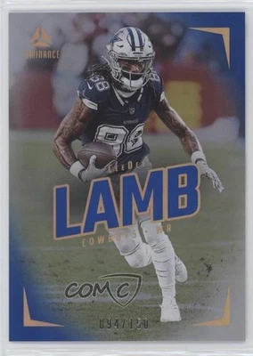 2024 Panini Luminance Blue /150 CeeDee Lamb #17 - Image 1 of 2