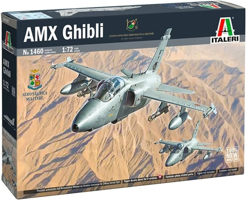1/72 AMX GHIBLI AERONAUTICA MILITARE KIT ITALERI 1460 - Immagine 1 di 1