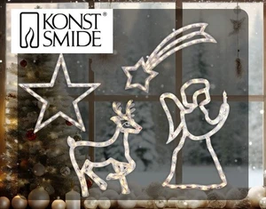 Konstsmide verschiedene LED-Silhouetten, Fensterschmuck, Weihnachten, warmweiß - Bild 1 von 13