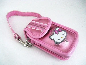 RARE Vintage 2004-2005 Hello Kitty SANRIO Retro Flip Phone Case / Bag - Picture 1 of 6