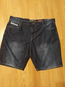 Ecko Unltd Men's Denim Relaxed 759 Blue Jean Shorts Big Size W46" (Tagged 44) - Picture 1 of 13