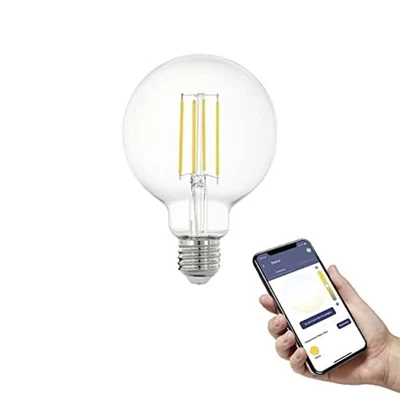 EGLO connect.z Smart Home lampadina Led E27, G95, ZigBee, app e controllo v UB7Q - Immagine 1 di 4