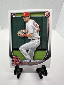 2025 Bowman - Thomas Saggese #57 (RC) Cardinals B1-10 - Picture 1 of 2