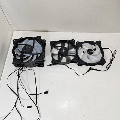 Cooler Master MasterFan 120AB RGB LED 120mm Silent PC Computer Case Fan - Image 1 of 4