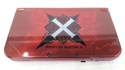 Nueva Consola Nintendo 3DS XL LL Monster Hunter X Paquete Especial con Caja Sin Software Foto 1 de 4