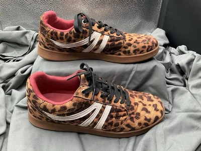 Steve Madden Leopard Madrid Sneakers Women's Size 9M~Gently Used~ - Image 1 of 4