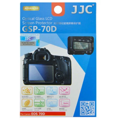 JJC GSP-70D Optical GLASS LCD Screen Protector Film for CANON EOS 70D 80D 90D  - Image 1 of 2