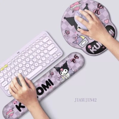 Cartoon Kuromi Mouse Pads & Wrist Rests 3D Silicone Mat Non-Slip Hand Rest Gifts - Image 1 of 4