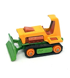 Matchbox Lesney 12 Big Bull in orange & grün, sehr seltenes braunes Interieur, neuwertig! - Bild 1 von 4