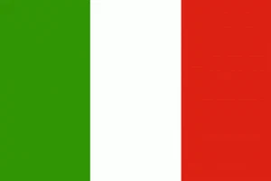 Bandera de Italia bandera izosa bandera nacional con ojales aprox. 150x90 cm - Imagen 1 de 1