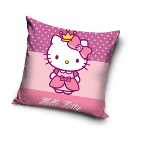 Hello Kitty Velour Pillowcase Cushion Cover 40x40 cm - Picture 1 of 3