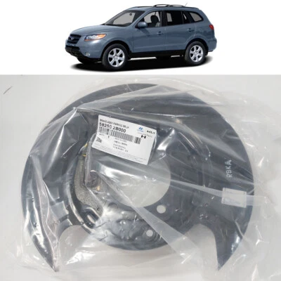 Placa de estacionamiento de freno trasero izquierda DHL 582502B000 GRATIS para Hyundai Santa Fe 2006-2009 Foto 1 de 4