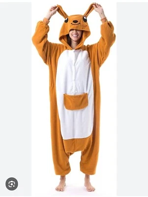 Женщины взрослых животных косплей костюмы кенгуру Kigurumi пижамы Sleepwear маленький - Изображение 1 из 4