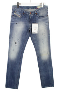 DIESEL MyBoy Regular Slim-Straight 0823V Jeans Women's W30/L34 Distressed Zip