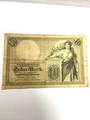 1906 Germany 10 Mark Banknote - Image 1 of 4