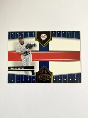 2005 Donruss Champions Impressions Derek Jeter #445 HOF - Image 1 of 2