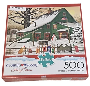 Charles Wysocki Cocoa Break At the Copperfield's Puzzle 500 Pc Holidays Complete - Picture 1 of 4