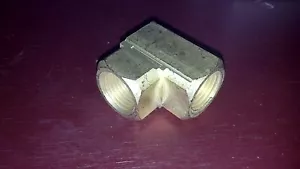 Brass Pipe Fitting, ELBOW, N.P.T.1/2", ANDERSON METALS WORKS PART# 06100-08 - Picture 1 of 1