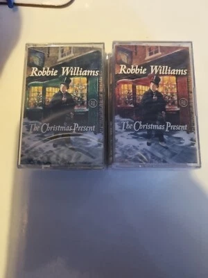 ROBBIE WILLIAMS The Christmas Present CASSETTE Red + Green NEW SEALED Take That - Image 1 of 4