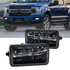 Pair DOT LED Fog Lights for 2015-2020 Ford F150 / 2017-2018 F250 F350 Super Duty - Picture 1 of 12