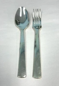 Christofle Urban Silverplate France Group of Fork and Soup Spoon - Picture 1 of 4