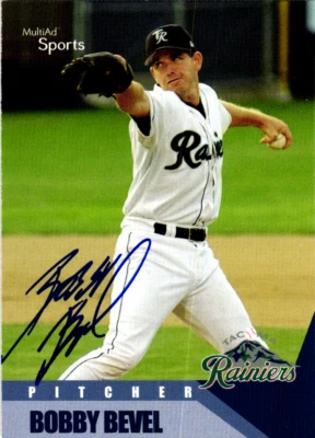 Bobby Bevel Signed 2002 MultiAd Sports Tacoma Rainiers #4 - Image 1 of 4