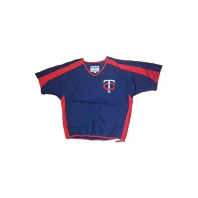 Majestic Authenitic Collection MLB Minnesota Twins Pullover Windbreaker Shirt M - Image 1 of 4