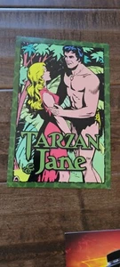 2014 TARZAN AND JANE LARGE PROMO CARD EDGAR RICE BURROUGHS CLASSIC - Picture 1 of 1