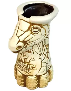 Tiki Farm 2022 Garrison Brothers Distillery Ferdinand the Bull Tiki Mug Hawaiian - Picture 1 of 11