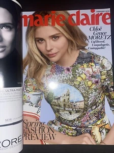 Marie Claire Magazine February 2016 The 2016 CHLOE GRACE MORETZ COVER 184 PAGES - Picture 1 of 3