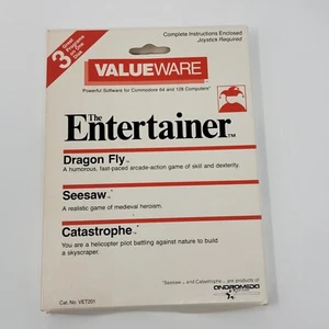 CIB Commodore 64/128 The Entertainer 3 Spiele in 1 Drachenfliege Wippe Katastrophe - Bild 1 von 11