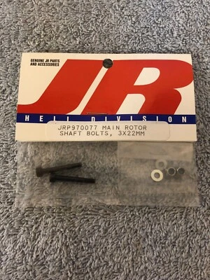 JR Helicopter Main Rotor Shaft Bolts 3x22mm (2ea per package) JRP970077 NEW!!! - Image 1 of 2