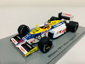 Spark F1 Williams FW11 N°5 N. Mansell GP de Belgique 1986 1/43 S7481 1219
