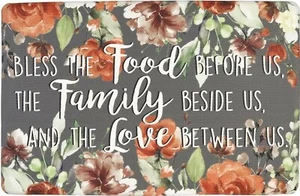 ANTI-FATIGUE FLOOR PVC MAT(20"x32")FOOD BEFORE US,FAMILY BESIDE US,LOVE,ChefGear - Picture 1 of 12