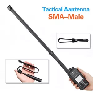 144/430MHz Dual Band VHF/UHF SMA-Male Antenna For YAESU Kenwood Two Way Radio o - Picture 1 of 7