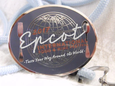 2017 Disney Bolo Lanyard ID Holder Epcot International Food and Wine Festival  - Image 1 of 4