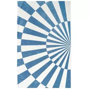 TOALLA DE PLAYA CLÁSICA ESPIRAL AZUL BUSINESS & PLEASURE NUEVA EN CAJA 88 - Imagen 1 de 12