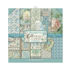 Stamperia - Azulejos De Sueno - 8" x 8" Scrapbooking Paper Pad - Picture 1 of 1