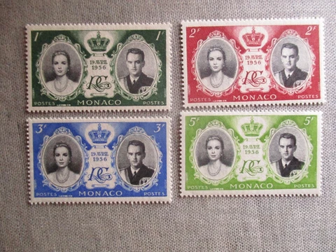 Monaco, Scott#366-369, MNH Cover