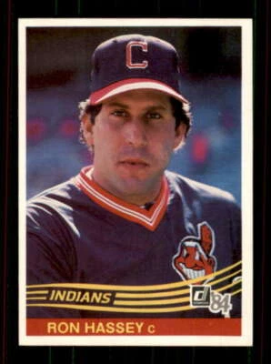 1984 Donruss #460 Ron Hassey NM/NM+ Indians 212815 - Image 1 of 2