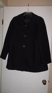 Women's  Black Coat Size 14   Excellent Condition   Great Price! - Picture 1 of 3