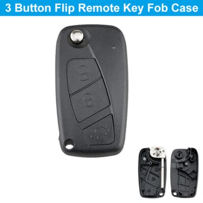 3 Button Remote Key Shell Car Fob For Fiat Panda Stilo Bravo For Fiat Idea Punto - Image 1 of 4