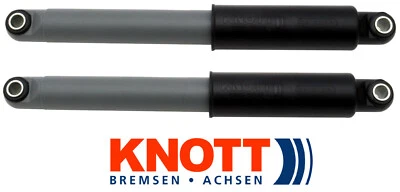 2 x Achsstoßdämpfer KNOTT 990020 Stossdämpfer Radstoßdämpfer CFF Anhänger 100kmh - Bild 1 von 4