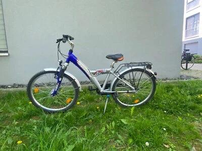 Kinderfahrrad - Pegasus - Race Edition -  Silber/Blau - Bild 1 von 4
