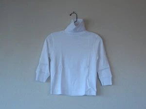 Meister Base Layer Cotton Turtleneck Top White Winter Ski Sport Kids XS 2-4 NWT - Picture 1 of 9