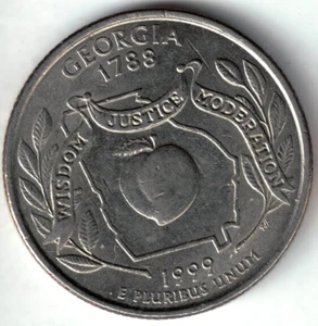 USA - 1999P - Washington ¼ $ - Georgia - #19956 - Picture 1 of 2