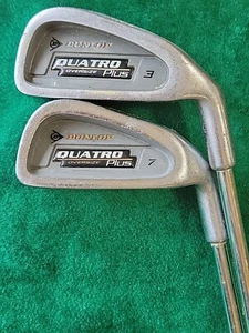 Dunlop Quatro Oversize Plus 3 & 7 Irons • RH Regular Flex - Picture 1 of 16