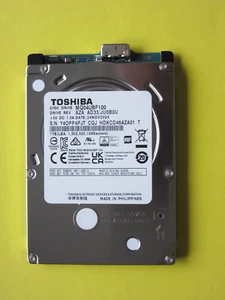 Toshiba 1TB 2.5" USB HDD MQ04UBF100 AZA AD33/ JU0B0U Nov 2024 CQJ HDKCD46AZA01 T - Picture 1 of 7
